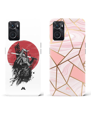 Liquid Marble Samurai Burn Hard Case Phone Cover Combo-(Oppo)
