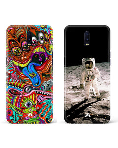 To The Moon Back Hard Case Phone Cover Combo (Oppo)