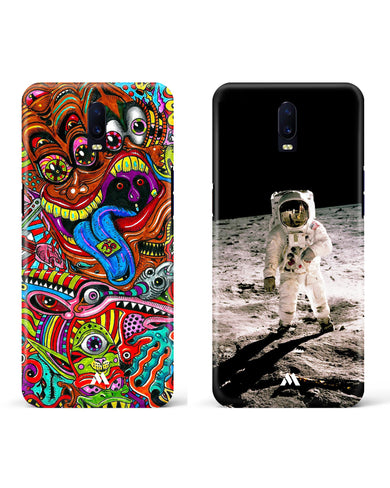 To The Moon Back Hard Case Phone Cover Combo-(Oppo)