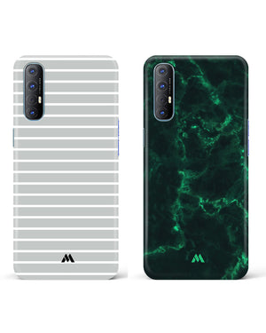 Healing Energy Marble Blinds Hard Case Phone Cover Combo (Oppo)