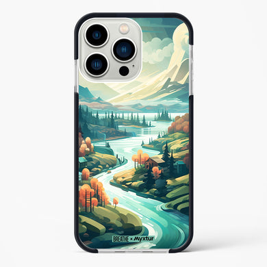 Alpine Mountain Charm [BREATHE] Impact Drop Protection Case (Apple)