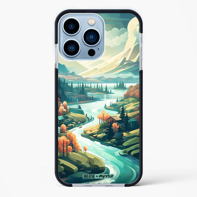 Alpine Mountain Charm [BREATHE] Impact Drop Protection Case (Apple)