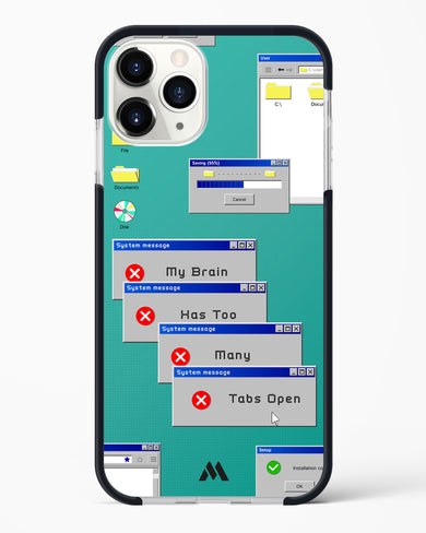 Too Many Open Tabs Impact Drop Protection Case (Apple)