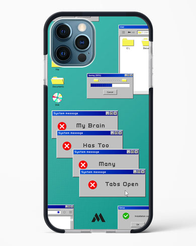 Too Many Open Tabs Impact Drop Protection Case (Apple)