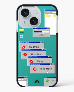 Too Many Open Tabs Impact Drop Protection Case (Apple)