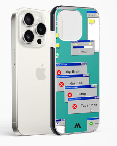 Too Many Open Tabs Impact Drop Protection Case (Apple)