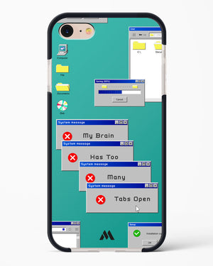 Too Many Open Tabs Impact Drop Protection Case (Apple)