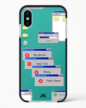 Too Many Open Tabs Impact Drop Protection Case (Apple)