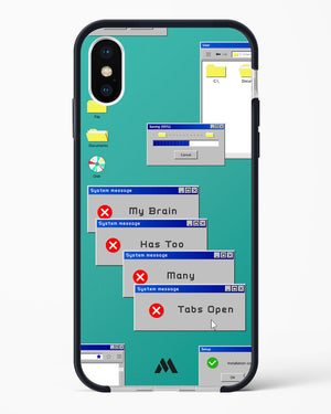 Too Many Open Tabs Impact Drop Protection Case (Apple)