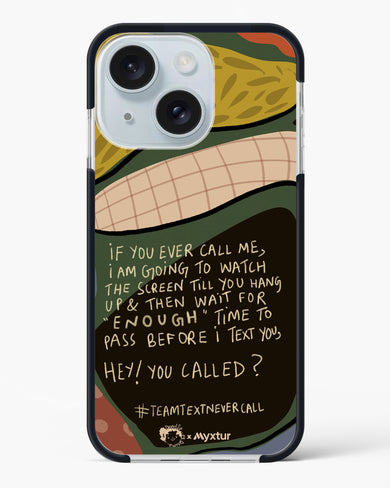 Team Text [doodleodrama] Impact Drop Protection Case (Apple)