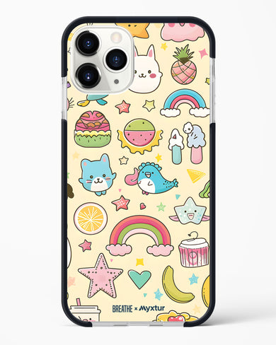 Happy Stickers [BREATHE] Impact Drop Protection Case (Apple)