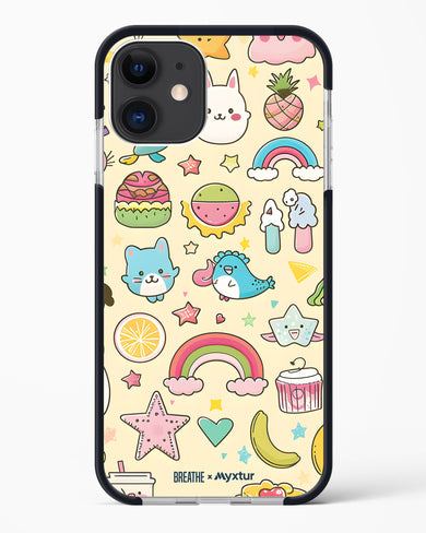 Happy Stickers [BREATHE] Impact Drop Protection Case (Apple)