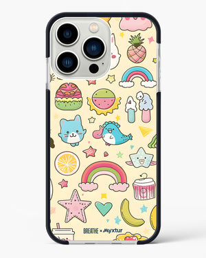 Happy Stickers [BREATHE] Impact Drop Protection Case (Apple)