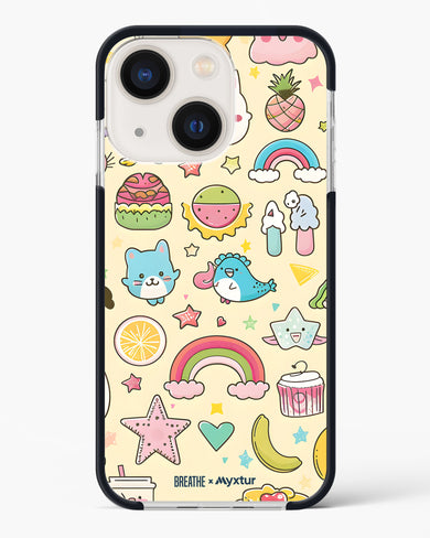 Happy Stickers [BREATHE] Impact Drop Protection Case (Apple)