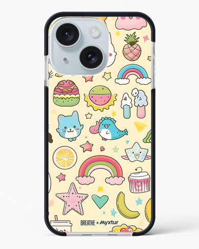 Happy Stickers [BREATHE] Impact Drop Protection Case (Apple)