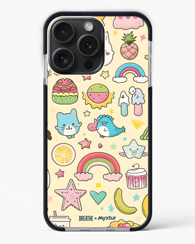 Happy Stickers [BREATHE] Impact Drop Protection Case (Apple)