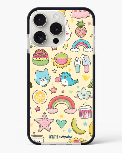 Happy Stickers [BREATHE] Impact Drop Protection Case (Apple)