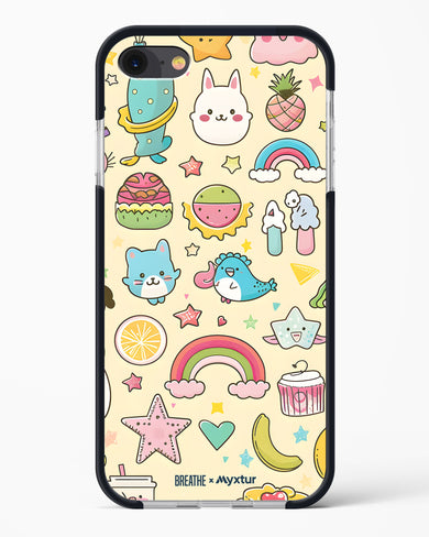 Happy Stickers [BREATHE] Impact Drop Protection Case (Apple)