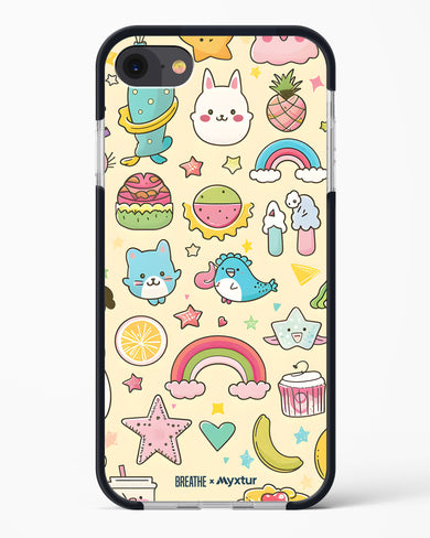 Happy Stickers [BREATHE] Impact Drop Protection Case (Apple)