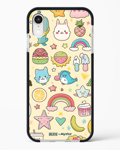 Happy Stickers [BREATHE] Impact Drop Protection Case (Apple)