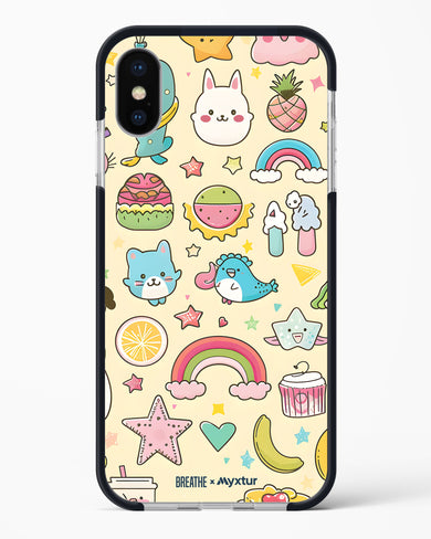 Happy Stickers [BREATHE] Impact Drop Protection Case (Apple)