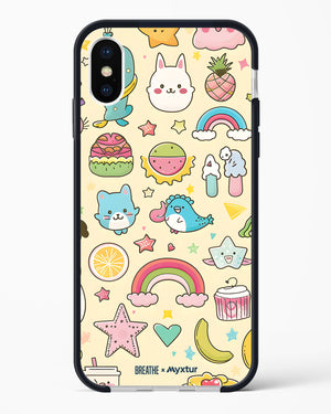Happy Stickers [BREATHE] Impact Drop Protection Case (Apple)