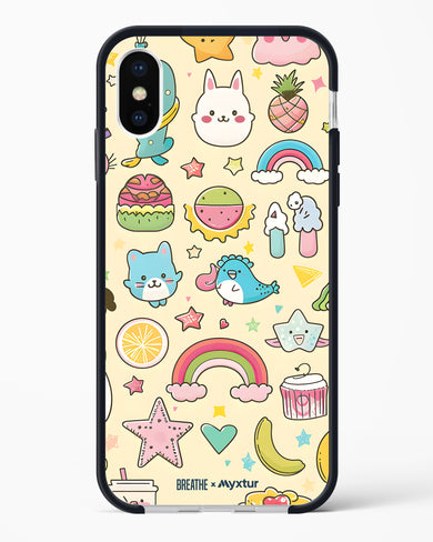 Happy Stickers [BREATHE] Impact Drop Protection Case (Apple)