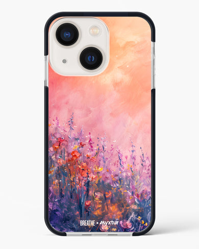 Brushed Flowers [BREATHE] Impact Drop Protection Case (Apple)