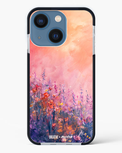 Brushed Flowers [BREATHE] Impact Drop Protection Case (Apple)