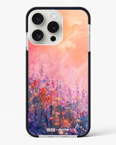 Brushed Flowers [BREATHE] Impact Drop Protection Case (Apple)