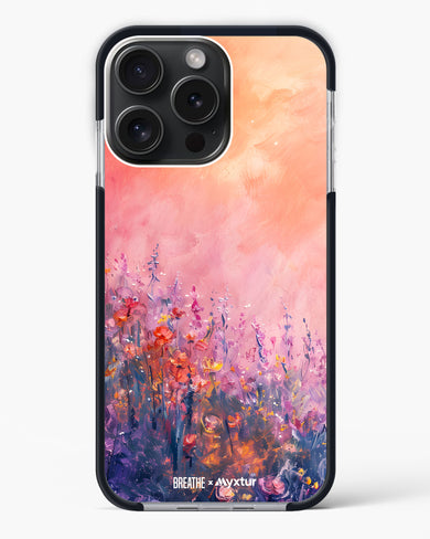 Brushed Flowers [BREATHE] Impact Drop Protection Case (Apple)