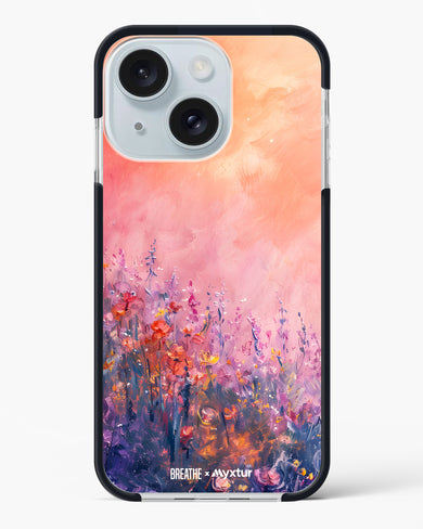 Brushed Flowers [BREATHE] Impact Drop Protection Case (Apple)