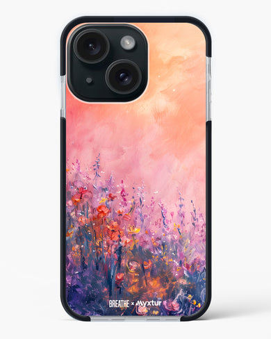 Brushed Flowers [BREATHE] Impact Drop Protection Case (Apple)