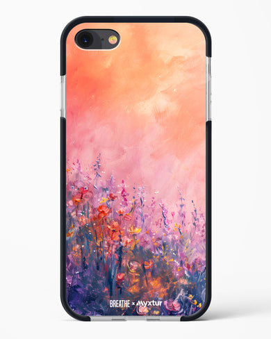 Brushed Flowers [BREATHE] Impact Drop Protection Case (Apple)