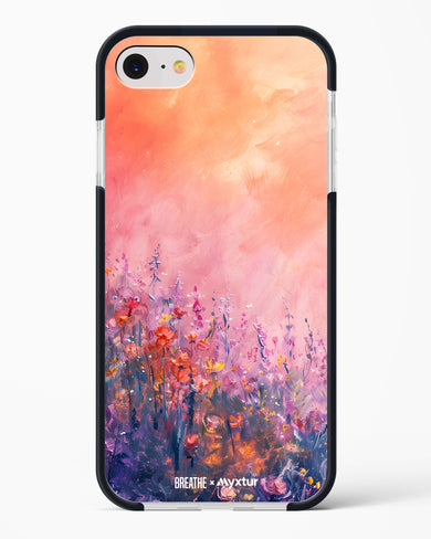 Brushed Flowers [BREATHE] Impact Drop Protection Case (Apple)