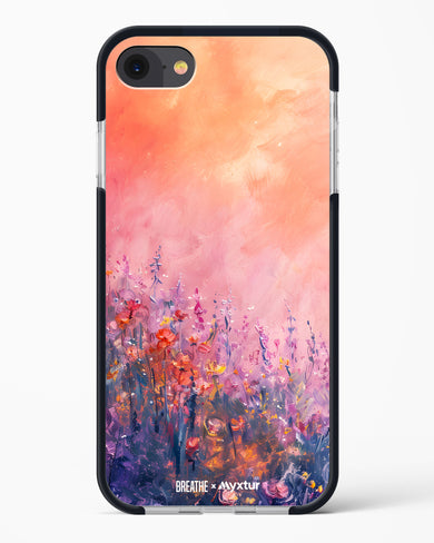 Brushed Flowers [BREATHE] Impact Drop Protection Case (Apple)