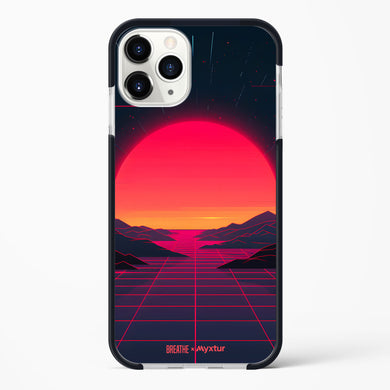 Synthwave Sunset [BREATHE] Impact Drop Protection Case (Apple)