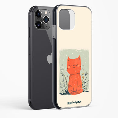 Orange Whiskers [BREATHE] Impact Drop Protection Case (Apple)