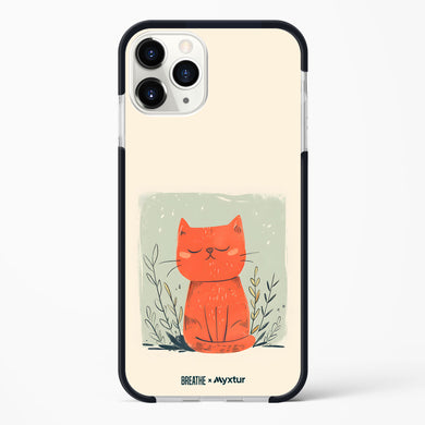 Orange Whiskers [BREATHE] Impact Drop Protection Case (Apple)