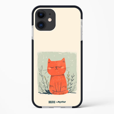 Orange Whiskers [BREATHE] Impact Drop Protection Case (Apple)