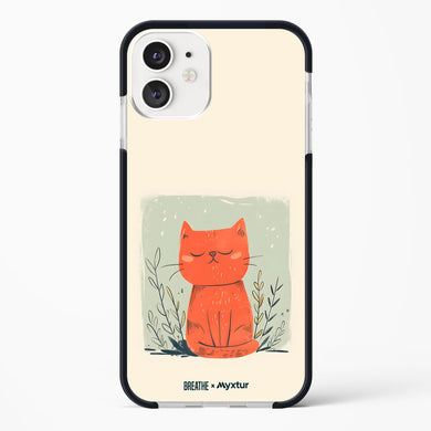 Orange Whiskers [BREATHE] Impact Drop Protection Case (Apple)