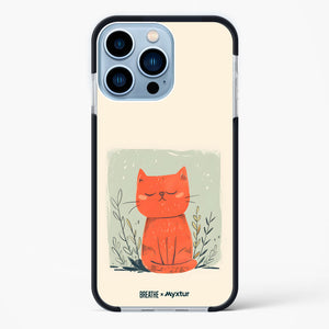 Orange Whiskers [BREATHE] Impact Drop Protection Case (Apple)