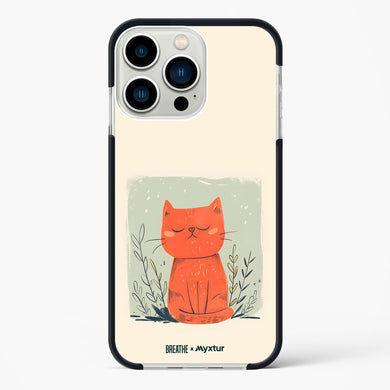 Orange Whiskers [BREATHE] Impact Drop Protection Case (Apple)