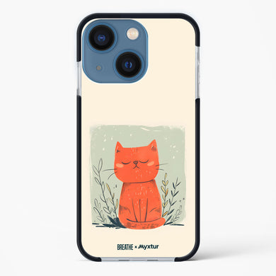 Orange Whiskers [BREATHE] Impact Drop Protection Case (Apple)