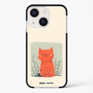 Orange Whiskers [BREATHE] Impact Drop Protection Case (Apple)