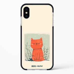 Orange Whiskers [BREATHE] Impact Drop Protection Case (Apple)