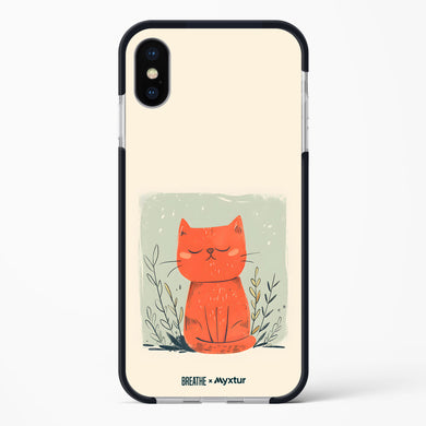 Orange Whiskers [BREATHE] Impact Drop Protection Case (Apple)