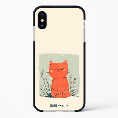 Orange Whiskers [BREATHE] Impact Drop Protection Case (Apple)