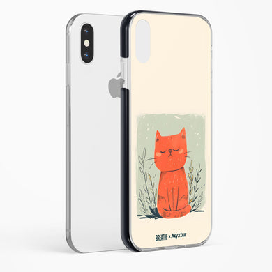 Orange Whiskers [BREATHE] Impact Drop Protection Case (Apple)