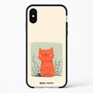 Orange Whiskers [BREATHE] Impact Drop Protection Case (Apple)